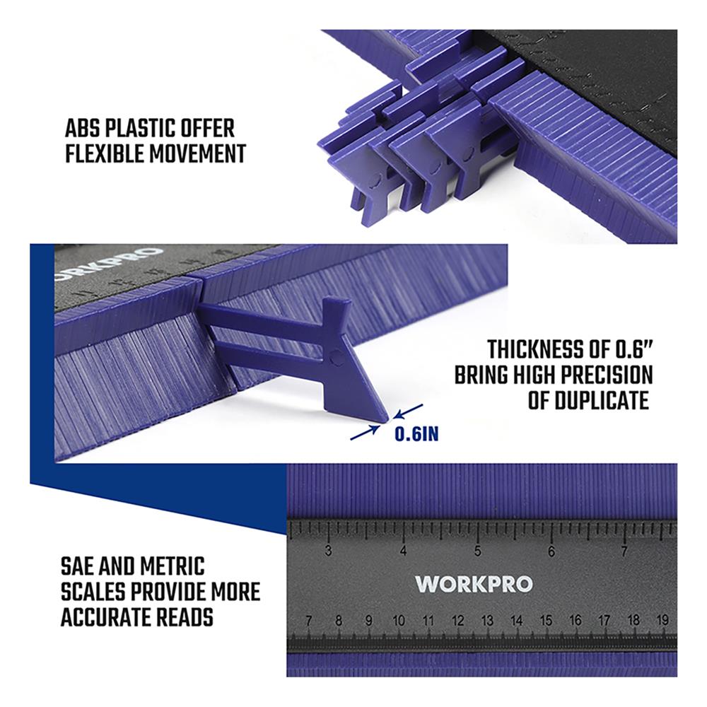 เกจคัดลอกชิ้นงาน WORKPRO WP269001 250 มม. (10 นิ้ว)