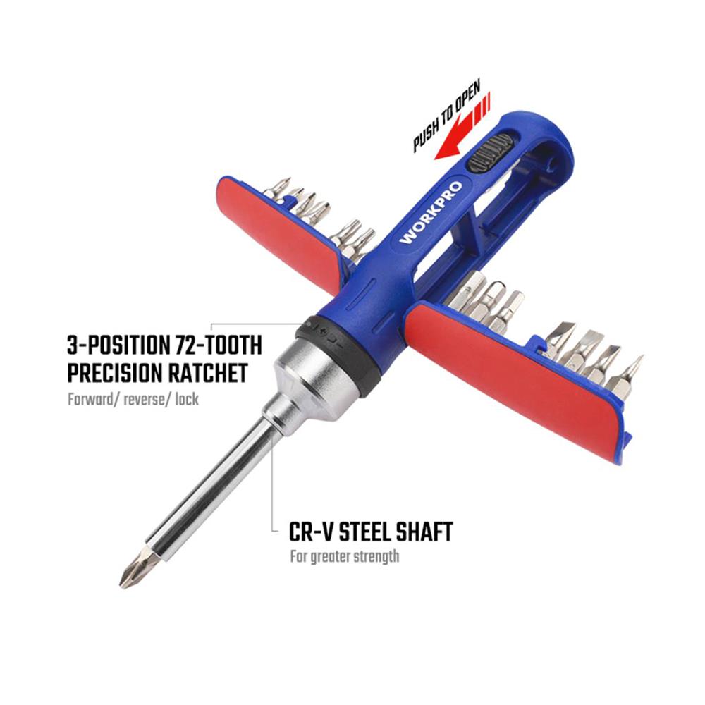 ชุดไขควง WORKPRO WP221061 (ชุด 14 ชิ้น)