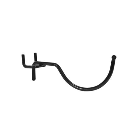 ตะขอแขวนเหล็กแบบโค้ง CUSTOMAI สีดำ (ชุด 2 ชิ้น)_1