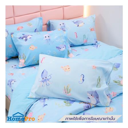 ชุดผ้าปูที่นอน 5 ฟุต (ชุด 6 ชิ้น) TULIP SEA 60256-DLD043_1