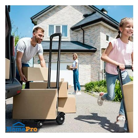 รถเข็น 2 ล้อพับได้ BARCO FOCA-004-BLK 25 กก. สีดำ_3