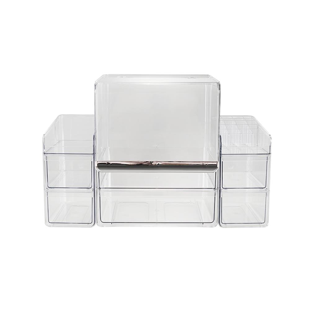 ชุดกล่องลิ้นชัก MAKE UP STACKO BREIS 27x22x32.5 ซม. สีใส