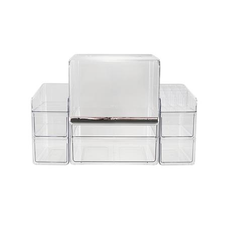 ชุดกล่องลิ้นชัก MAKE UP STACKO BREIS 27x22x32.5 ซม. สีใส_1