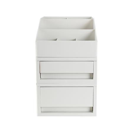 ชุดกล่องลิ้นชัก STACKO NEO 25.7x19.7x32.2 ซม. สีขาว_1