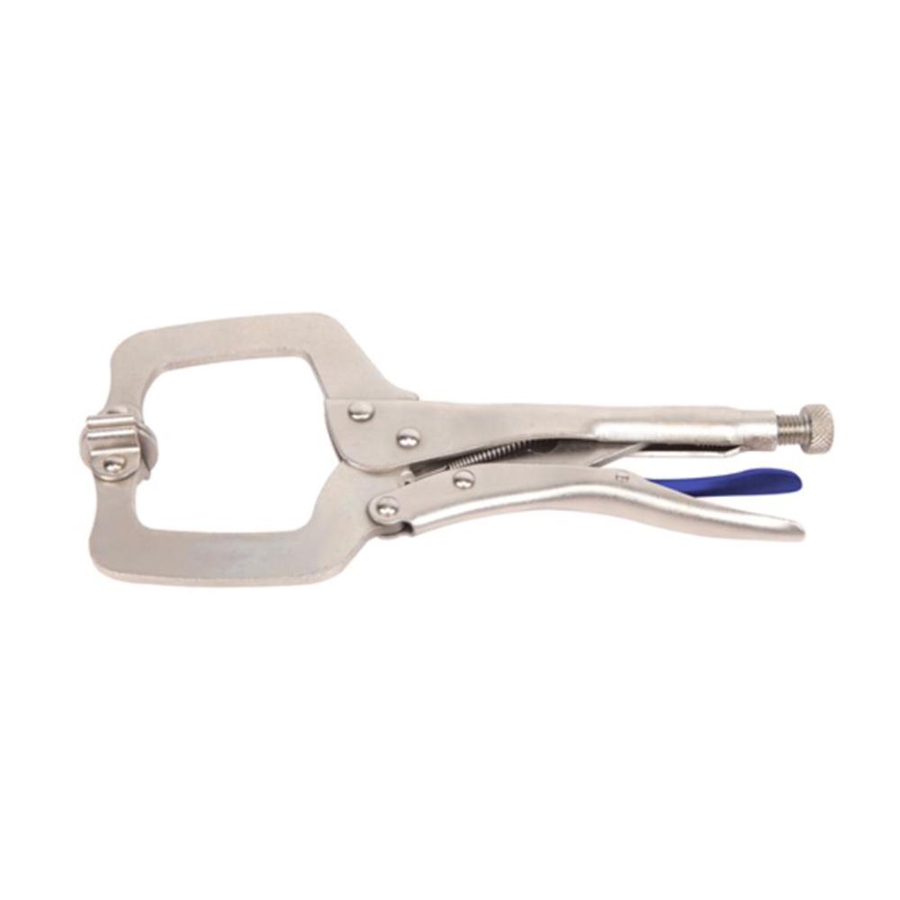 คีมล็อกตัวซีแบบมีแผ่นรอง WORKPRO WP231067 280 มม. (11 นิ้ว)