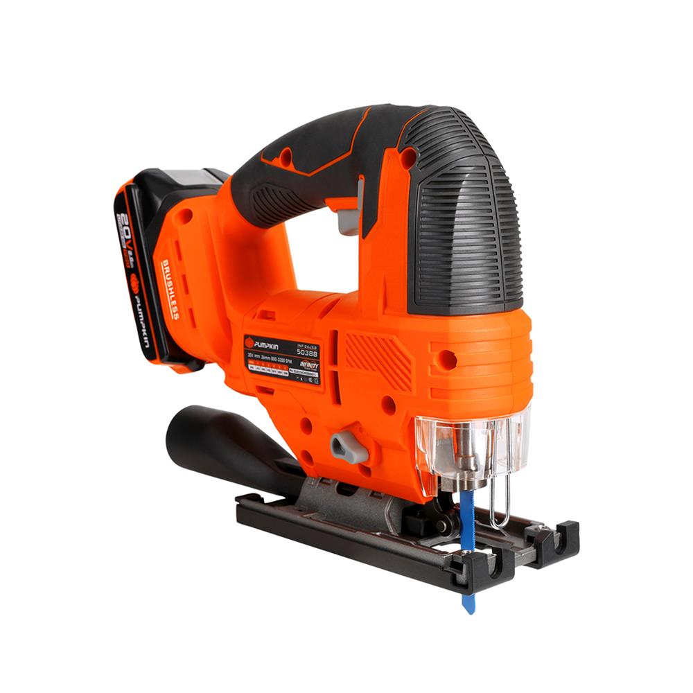 เลื่อยจิ๊กซอว์ไร้สาย (เฉพาะตัวเครื่อง) PUMPKIN 50388 INF-26JSB 20 โวลต์