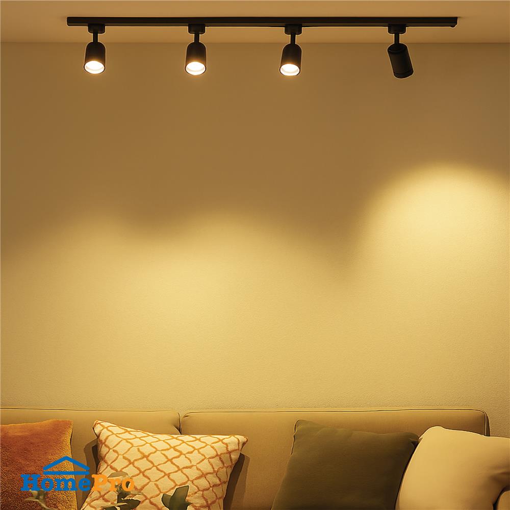 แทรคไลท์ ติดราง GU5.3 SHINING CRYSTAL สีดำ