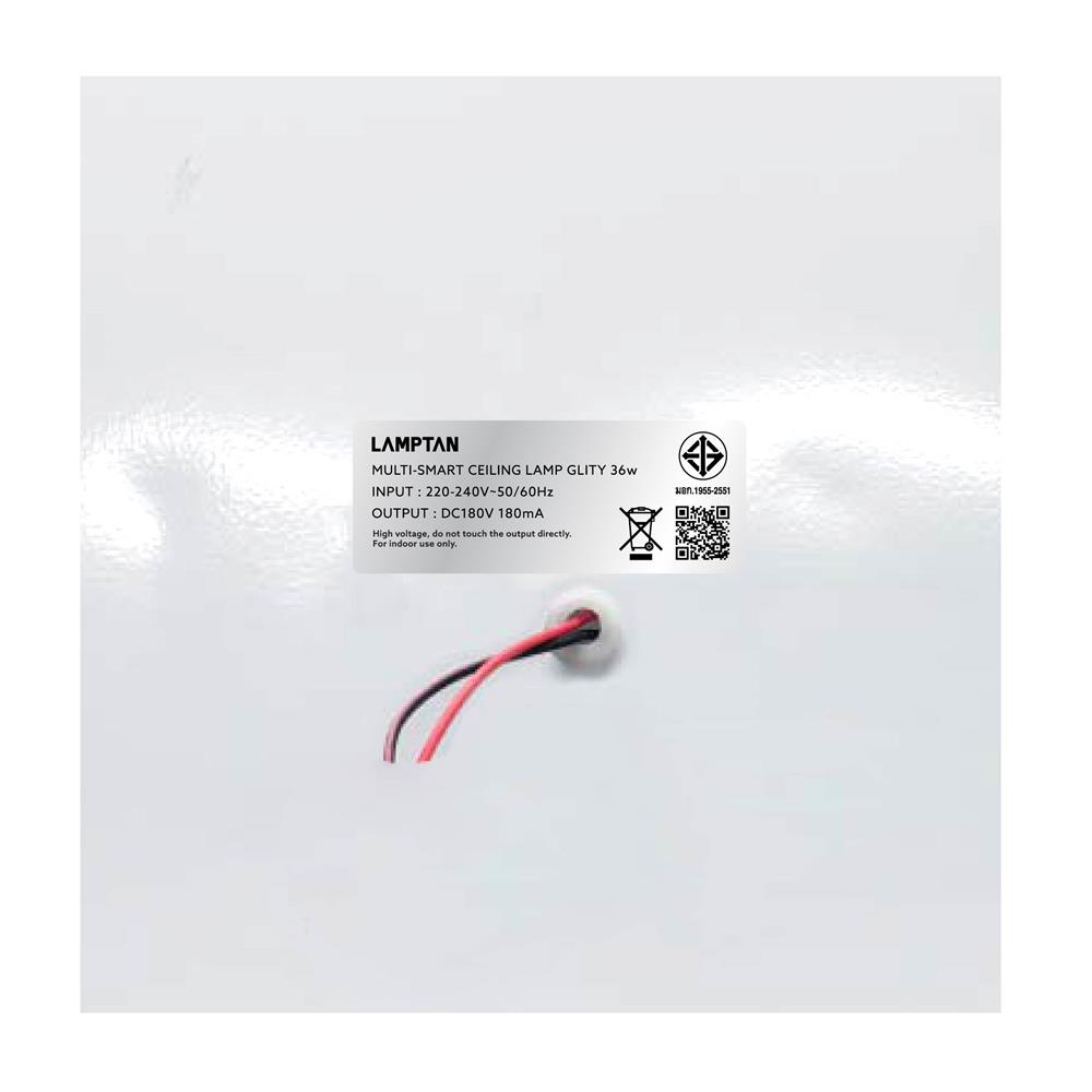 ไฟเพดาน LED LAMPTAN GLITY 15 นิ้ว 36 วัตต์ DAYLIGHT/COOL WHITE/WARM WHITE