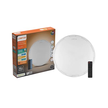 ไฟเพดาน LED LAMPTAN GLITY 15 นิ้ว 36 วัตต์ DAYLIGHT/COOL WHITE/WARM WHITE_3