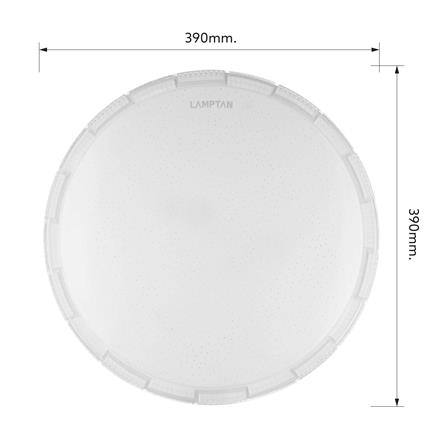 ไฟเพดาน LED LAMPTAN GLITY 15 นิ้ว 36 วัตต์ DAYLIGHT/COOL WHITE/WARM WHITE_7