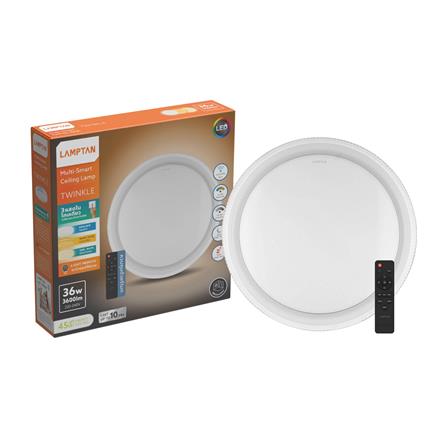 ไฟเพดาน LED LAMPTAN TWINKLE 15 นิ้ว 36 วัตต์ DAYLIGHT/COOL WHITE/WARM WHITE_3