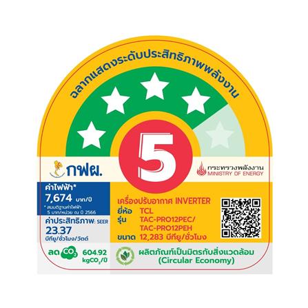 แอร์ผนัง TCL TAC-PRO12PE 12283 บีทียู อินเวอร์เตอร์_4