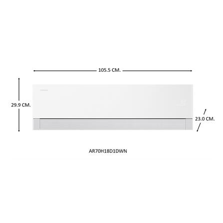 แอร์ผนัง SAMSUNG AR70H18D1DWNST 18000 บีทียู อินเวอร์เตอร์_6