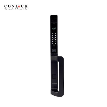 กลอนดิจิตอล CONLOCK XERCON CURVE สีดำ