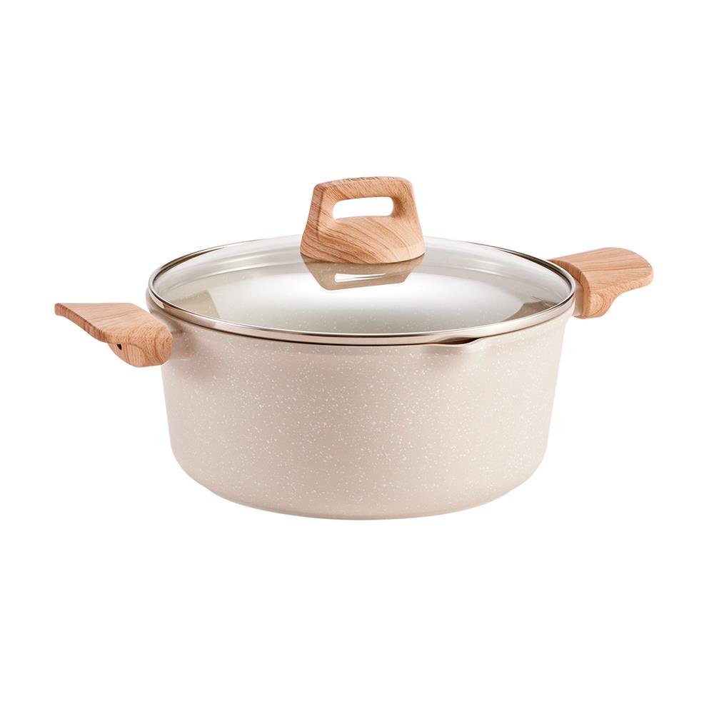 หม้อหูจับ 20 ซม. TEFAL CAST ALU IH