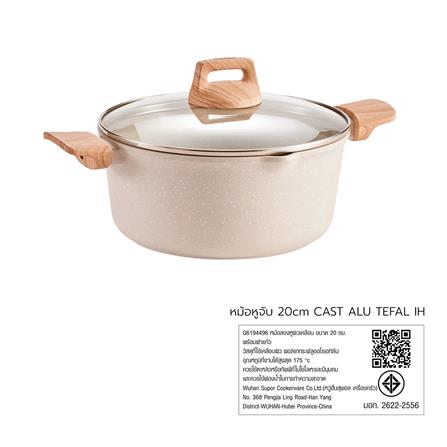 หม้อหูจับ 20 ซม. TEFAL CAST ALU IH_1