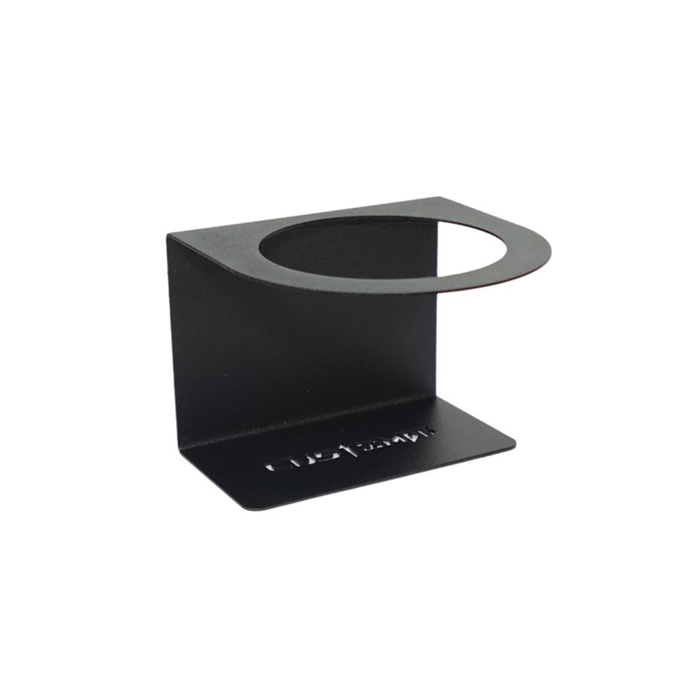 แท่นแขวนเหล็กแบบช่องกลม CUSTOMAI 10 ซม. สีดำ