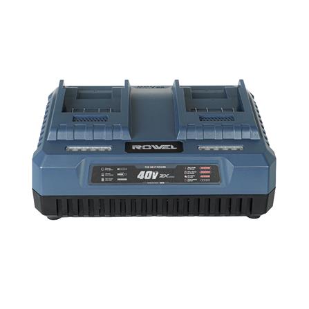 แท่นชาร์จแบตเตอรี่ 2 ช่อง ROWEL BCR4040DZX 40 โวลต์ 4 แอมป์_0