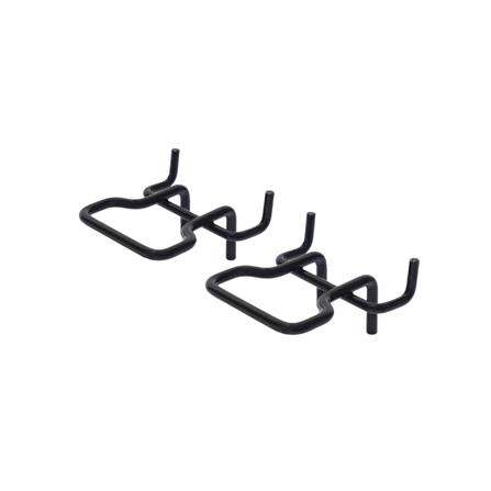 ตะขอแขวนเหล็กแบบเหลี่ยม CUSTOMAI สีดำ (ชุด 2 ชิ้น)_0