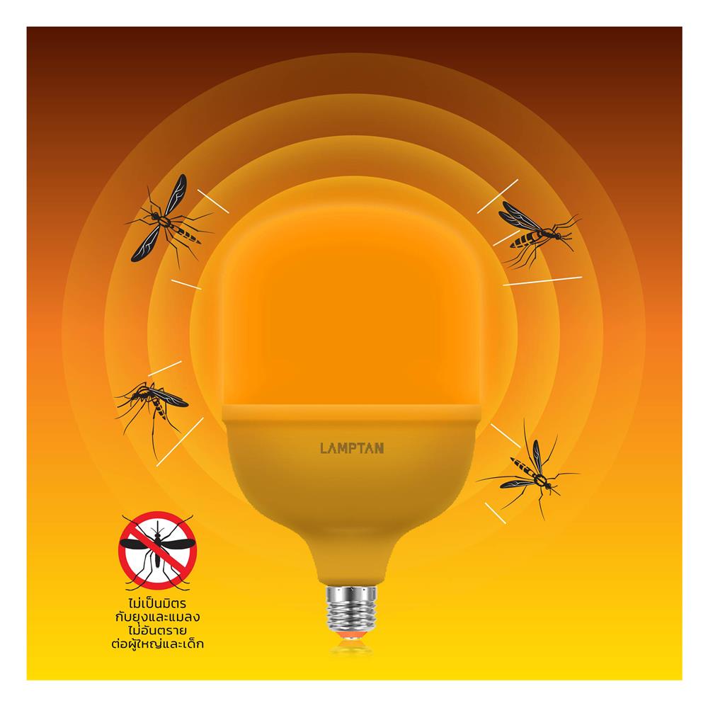หลอด LED LAMPTAN HIGH WATT 35 วัตต์ แสงสีเหลือง E27