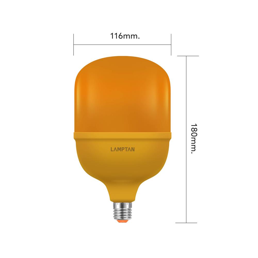 หลอด LED LAMPTAN HIGH WATT 35 วัตต์ แสงสีเหลือง E27