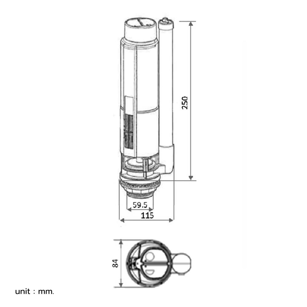 วาล์วน้ำออก COTTO F931015