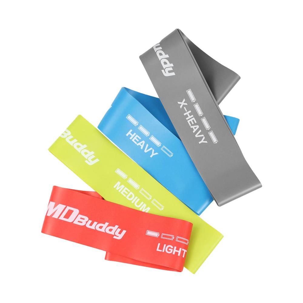 ชุดยางยืดออกกำลังกายแบบบาง 3 ขนาด MDBUDDY