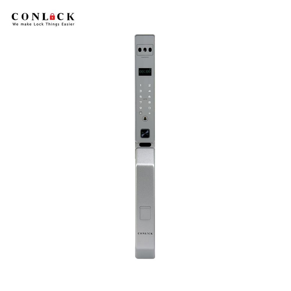 กลอนดิจิตอล CONLOCK XERCON LINE สีเงิน