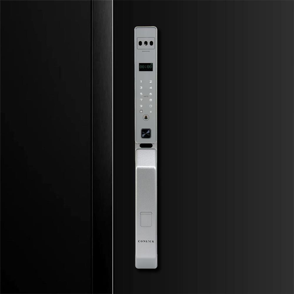 กลอนดิจิตอล CONLOCK XERCON LINE สีเงิน