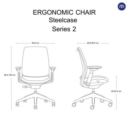 เก้าอี้สุขภาพ MODERNFORM SERIES 2 สีฟ้า_2