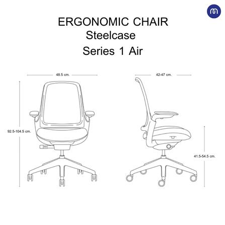 เก้าอี้สำนักงาน MODERNFORM SERIES 1 AIR สีดำ_1