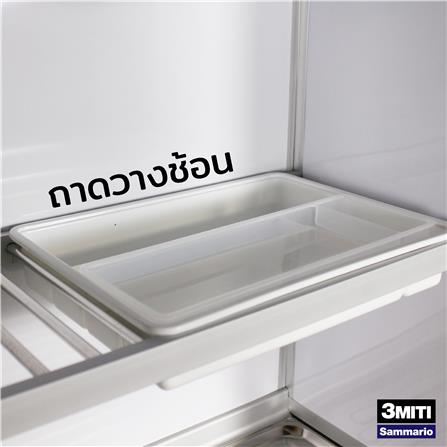 ครัวอะลูมิเนียมสำเร็จรูป ท็อปซิงค์ซ้าย 3MITI STR 100LF 100 ซม. สีฟ้า-ขาว_5