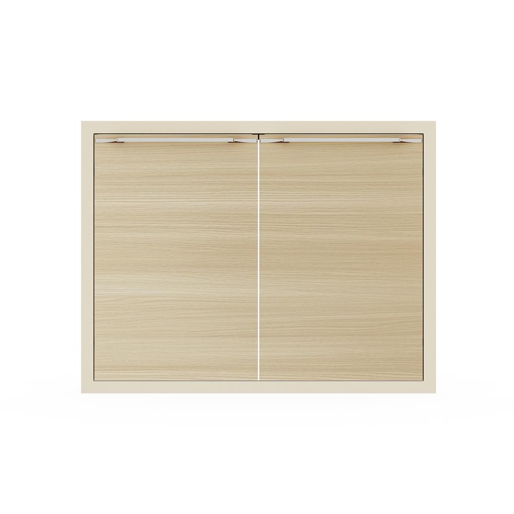 บานซิงค์คู่ KITZCHO LUCIDA PLUS 86x66 ซม. สี NATURAL OAK