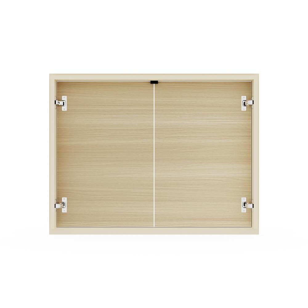 บานซิงค์คู่ KITZCHO LUCIDA PLUS 86x66 ซม. สี NATURAL OAK