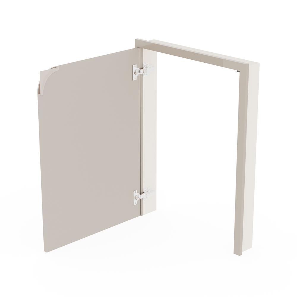 บานถังแก๊ส เปิดซ้าย KITZCHO CURVE 56x74 ซม. สี SAHARA