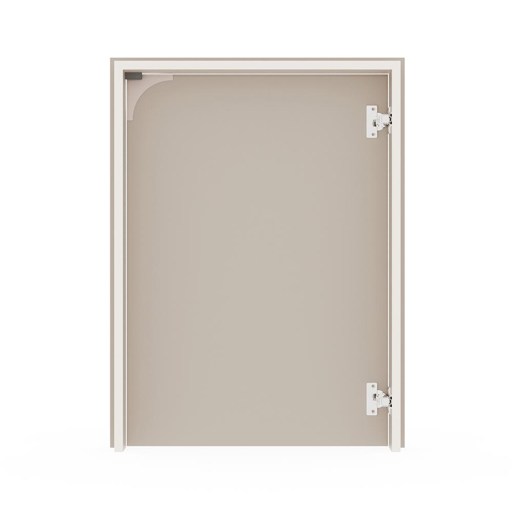 บานถังแก๊ส เปิดซ้าย KITZCHO CURVE 56x74 ซม. สี SAHARA