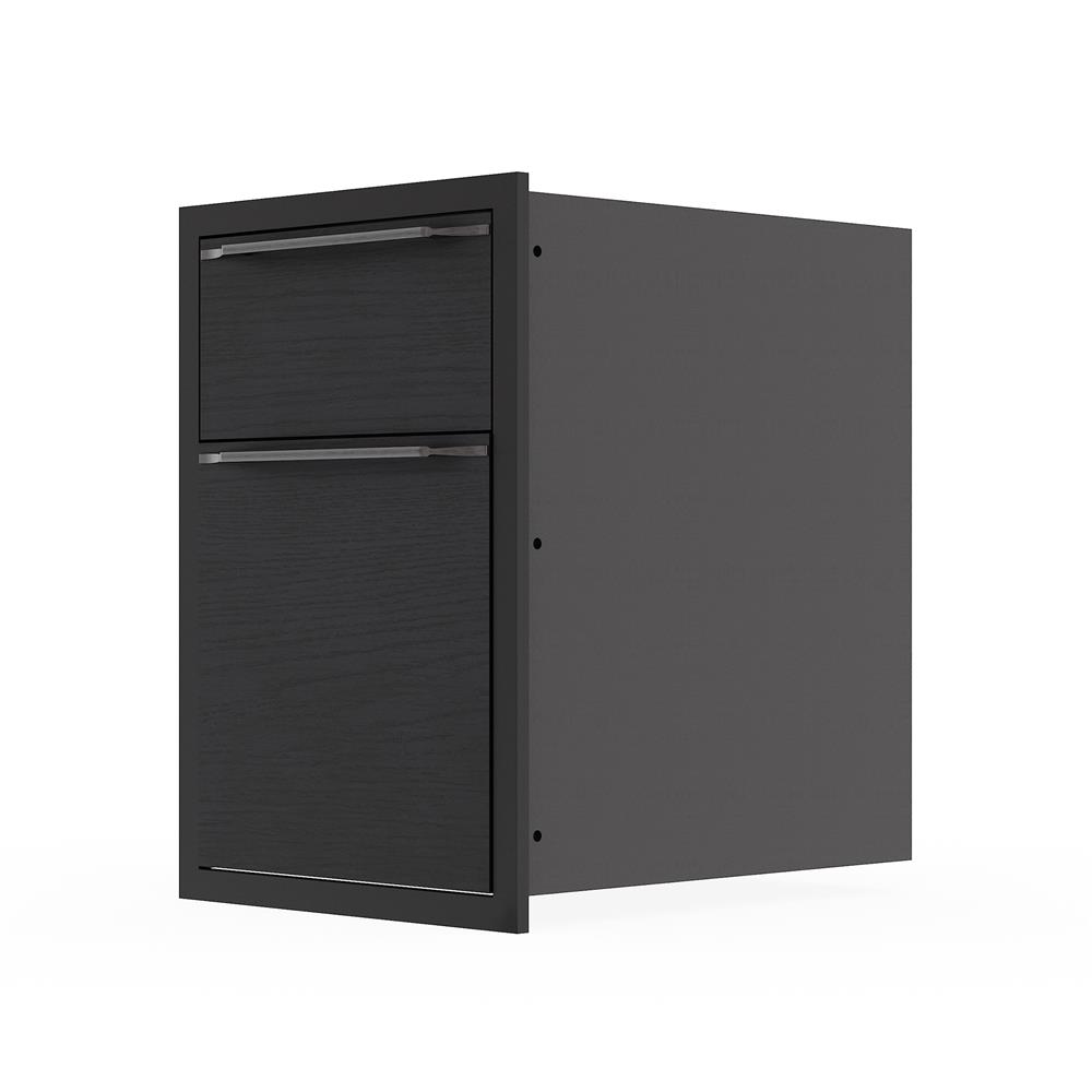 ตู้ลิ้นชัก KITZCHO LUCIDA PLUS 46x66 ซม. สี BLACK OAK