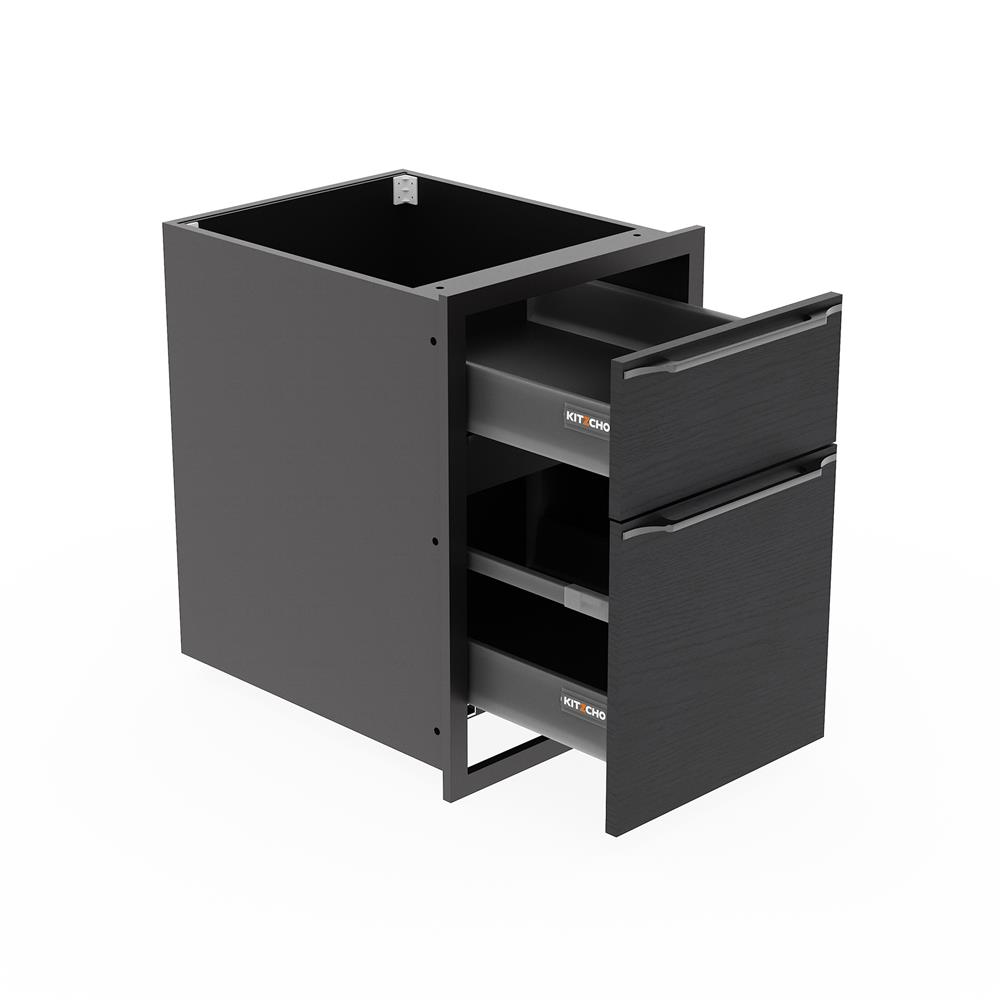 ตู้ลิ้นชัก KITZCHO LUCIDA PLUS 46x66 ซม. สี BLACK OAK