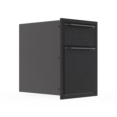 ตู้ลิ้นชัก KITZCHO LUCIDA PLUS 46x66 ซม. สี BLACK OAK_1