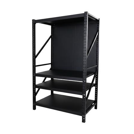 ชั้นเหล็ก 4 ชั้น CUSTOMAI STANDARD SET 1.2 เมตร สีดำ_0