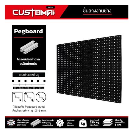 ชั้นเหล็ก 4 ชั้น CUSTOMAI STANDARD SET 1.2 เมตร สีดำ_7