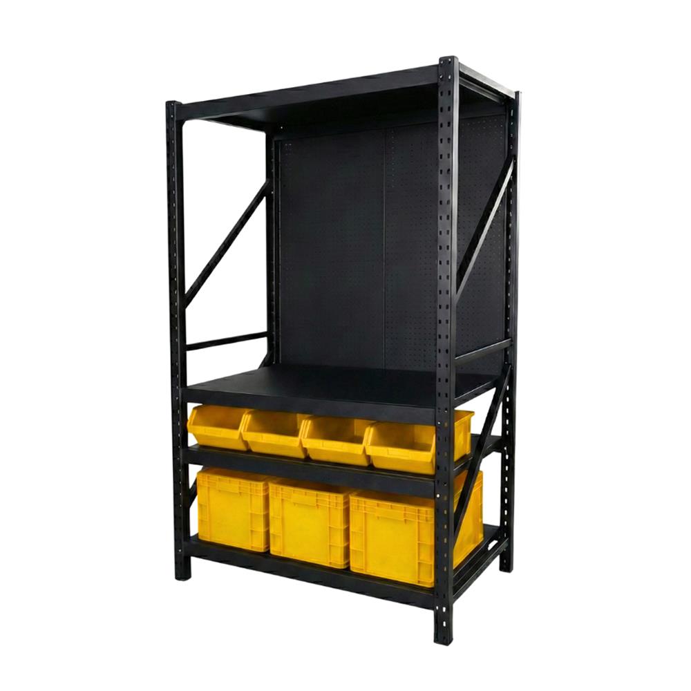 ชั้นเหล็ก 4 ชั้น CUSTOMAI COMBO SET 1.2 เมตร สีเหลือง/ดำ