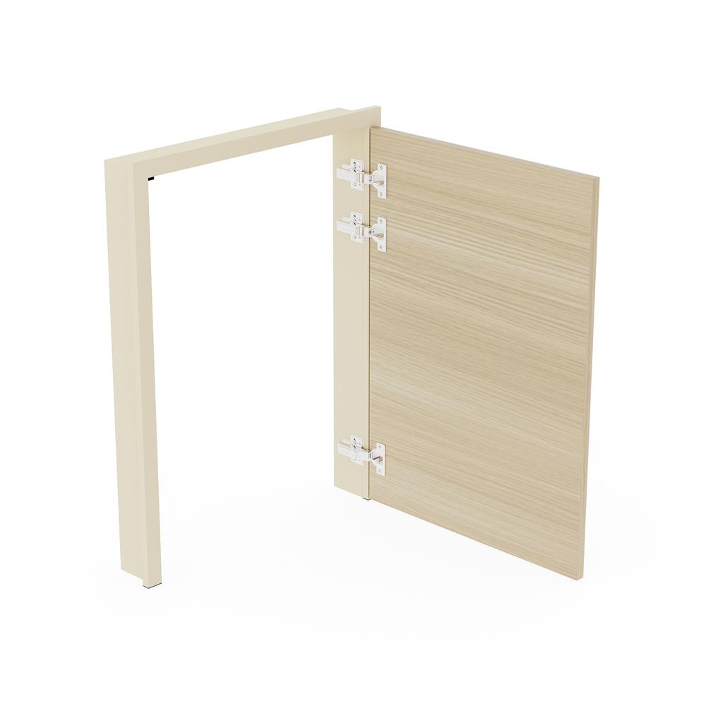 บานถังแก๊ส เปิดขวา KITZCHO LUCIDA PLUS 56x74 ซม. สี NATURAL OAK