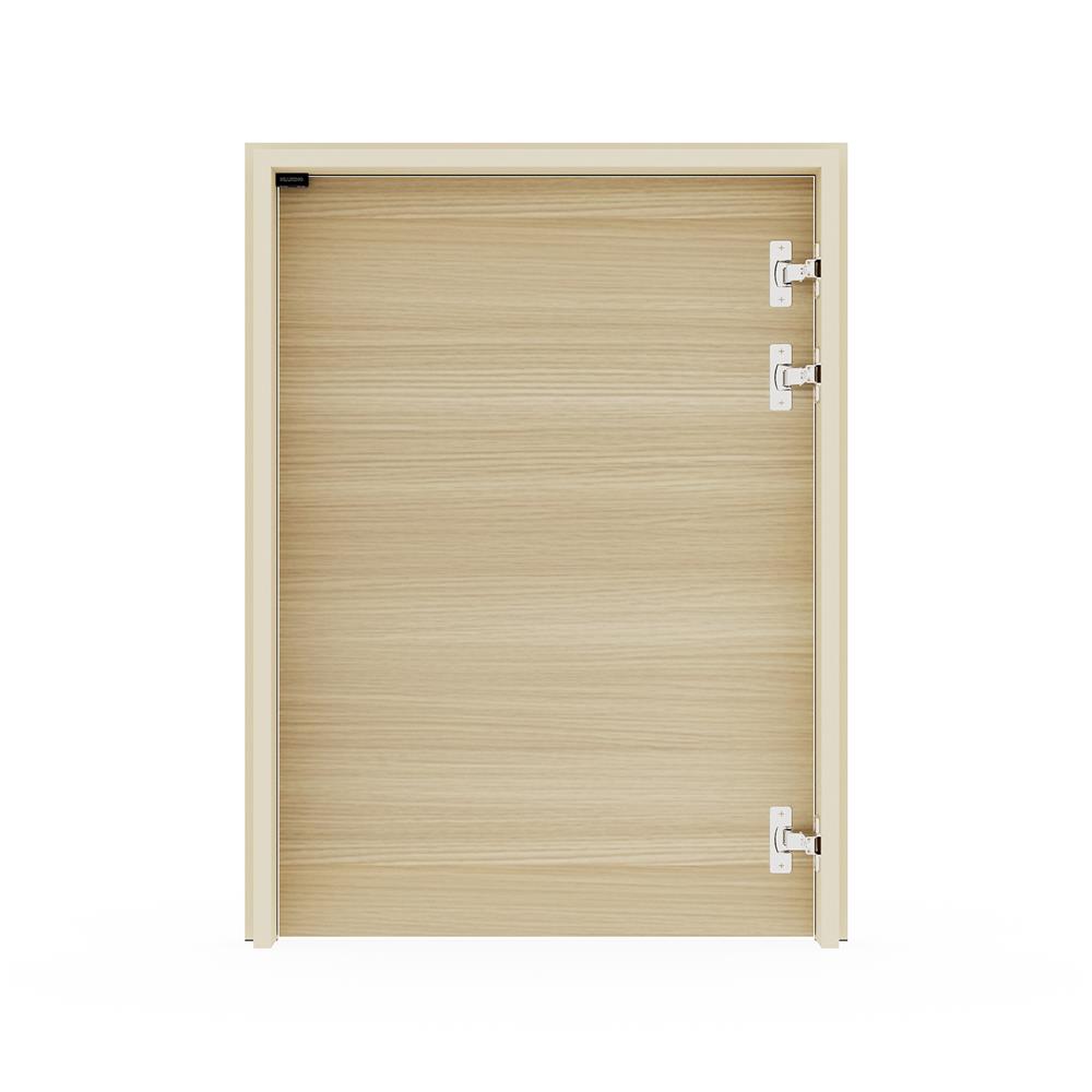 บานถังแก๊ส เปิดขวา KITZCHO LUCIDA PLUS 56x74 ซม. สี NATURAL OAK