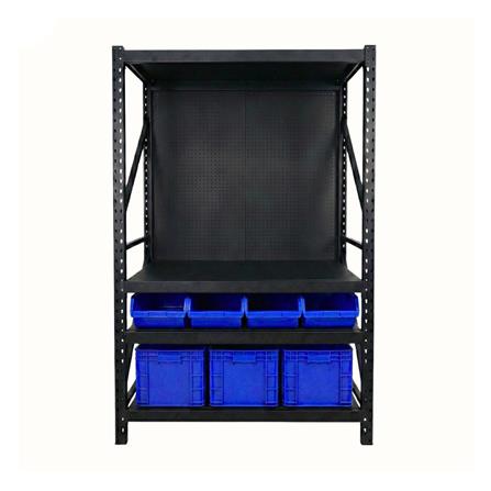 ชั้นเหล็ก 4 ชั้น CUSTOMAI COMBO SET PEG SIZE XL 1.2 เมตร สีน้ำเงิน/ดำ_2