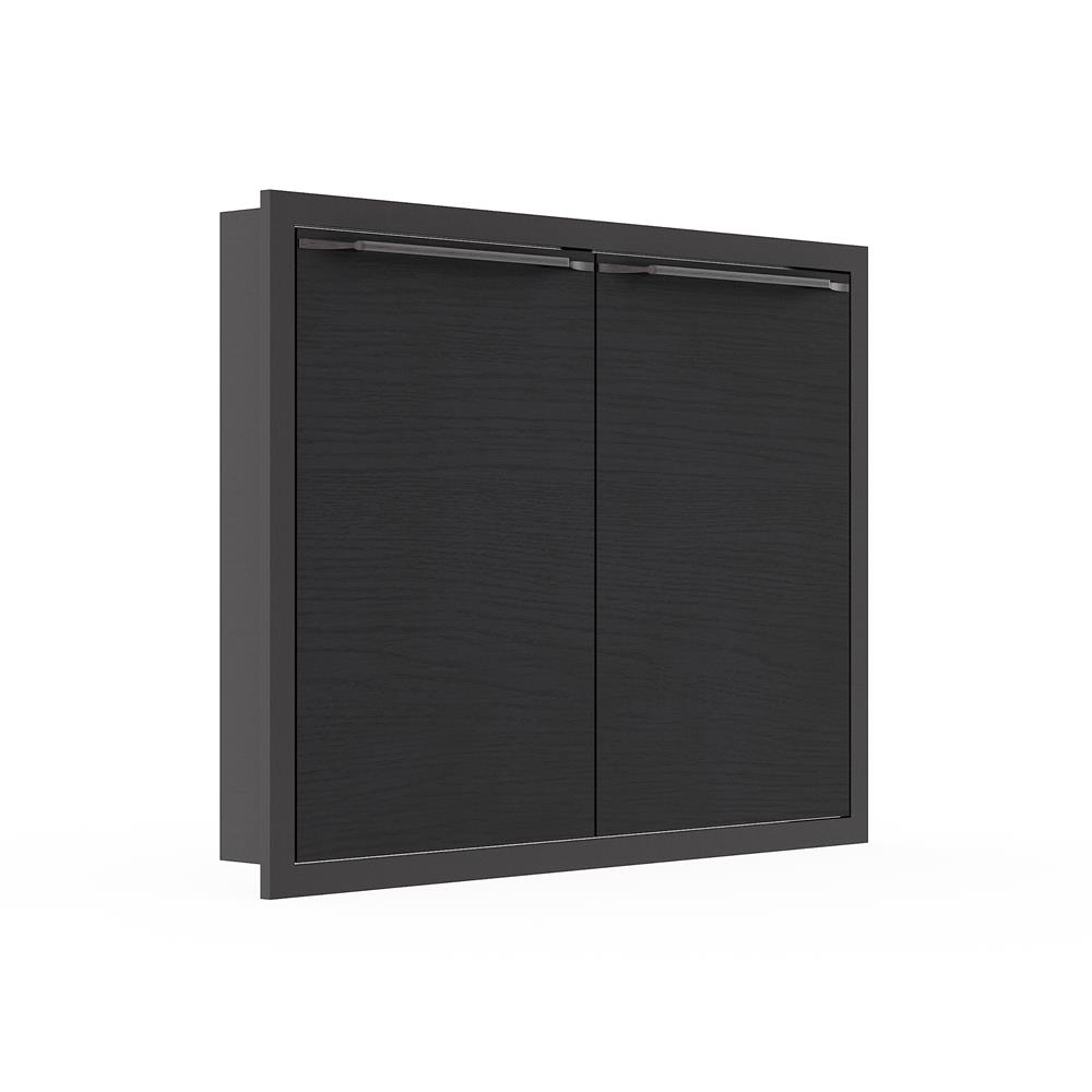 บานซิงค์คู่ KITZCHO LUCIDA PLUS 86x66 ซม. สี BLACK OAK