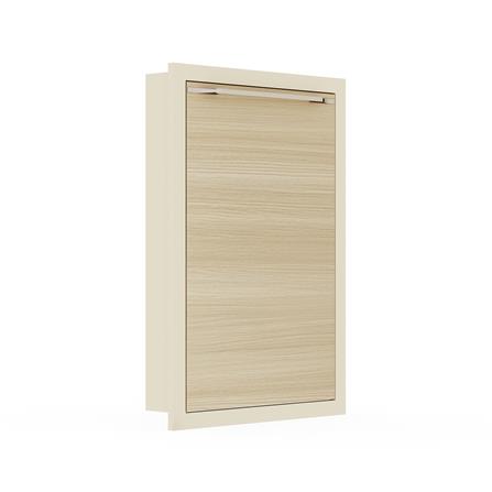 บานซิงค์เดี่ยว เปิดขวา KITZCHO LUCIDA PLUS 46x66 ซม. สี NATURAL OAK_1