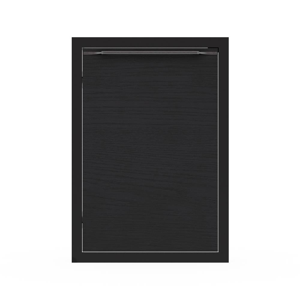 บานซิงค์เดี่ยว เปิดขวา KITZCHO LUCIDA PLUS 46x66 ซม. สี BLACK OAK