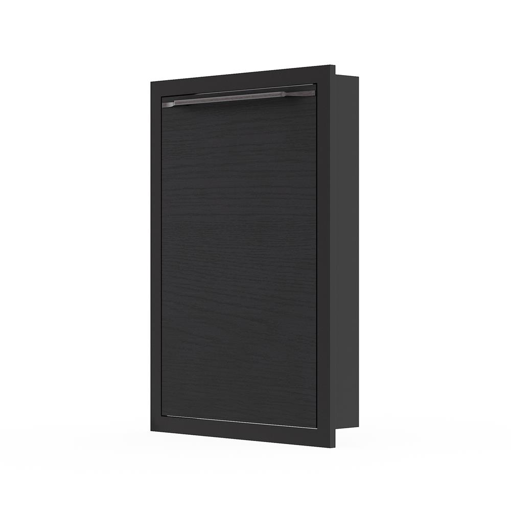 บานซิงค์เดี่ยว เปิดขวา KITZCHO LUCIDA PLUS 46x66 ซม. สี BLACK OAK