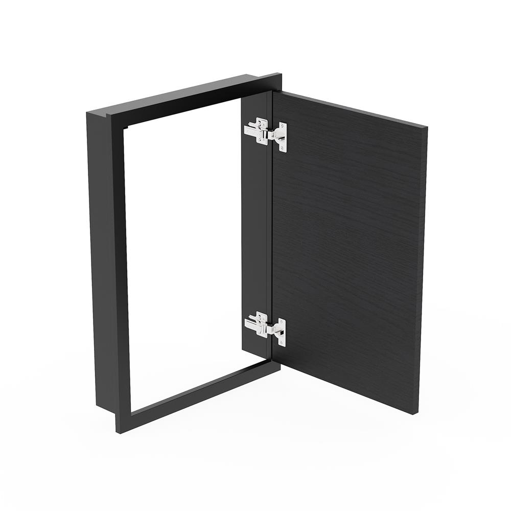 บานซิงค์เดี่ยว เปิดขวา KITZCHO LUCIDA PLUS 46x66 ซม. สี BLACK OAK